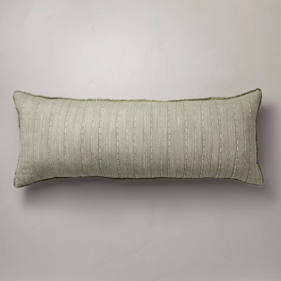 16"x42" Washed Loop Stripe Lumbar Bed Pillow - Hearth & Hand⢠With Magnolia - Image 6