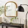 Arched Metal Frame Mirror Brass Finish - Hearth & Hand™ With Magnolia
