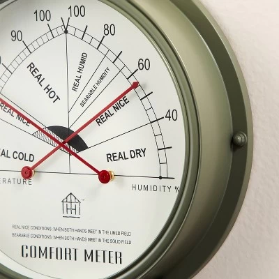 Temperature & Humidity Comfort Meter Green - Hearth & Handâ„¢ With Magnolia