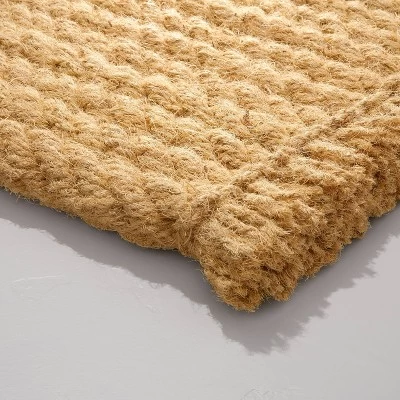 Chunky Twisted Rope Coir Doormat Tan - Hearth & Handâ„¢ With Magnolia - Image 2