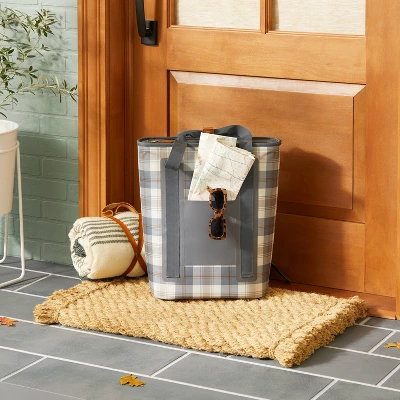 Chunky Twisted Rope Coir Doormat Tan - Hearth & Handâ„¢ With Magnolia