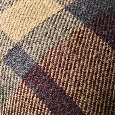 14"x20" Harvest Fall Plaid Lumbar Throw Pillow - Hearth & Hand⢠With Magnolia - Image 2