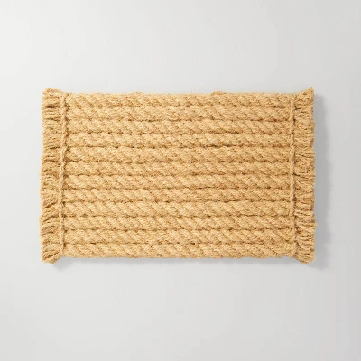 Chunky Twisted Rope Coir Doormat Tan - Hearth & Handâ„¢ With Magnolia - Image 3