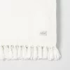 Knotted Fringe Throw Blanket White - Hearth & Hand™ With Magnolia