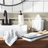 Metal Bath Tissue Box White/Black - Hearth & Hand™ With Magnolia